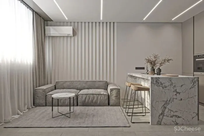 100㎡高级灰空间,极具设计感!
