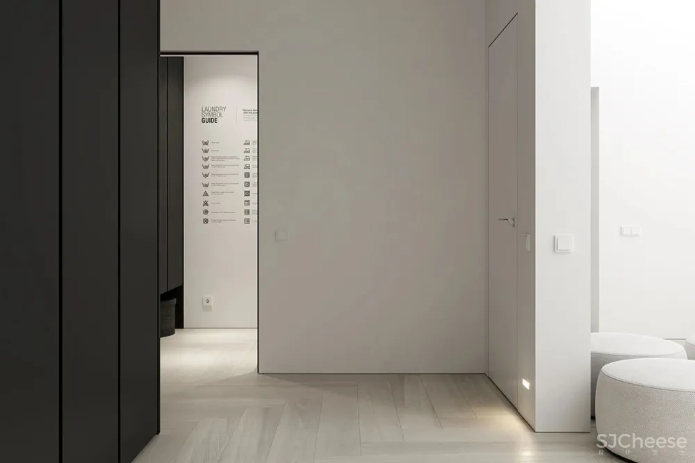 黑白简约风,LOft式公寓!