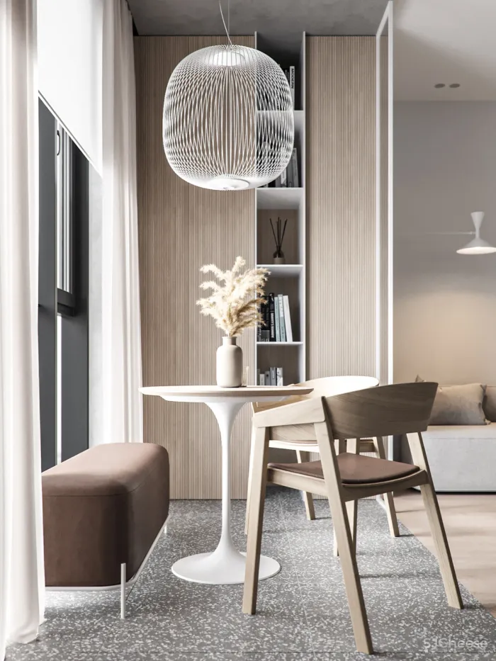 60㎡ 一室户,这样设计真显大!