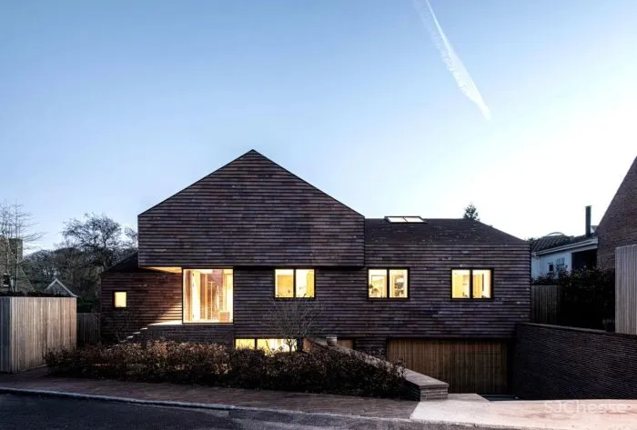 C.F. Møller设计 红砖堆砌的几何体 “E 别墅” 简约坚硬且舒适雅致