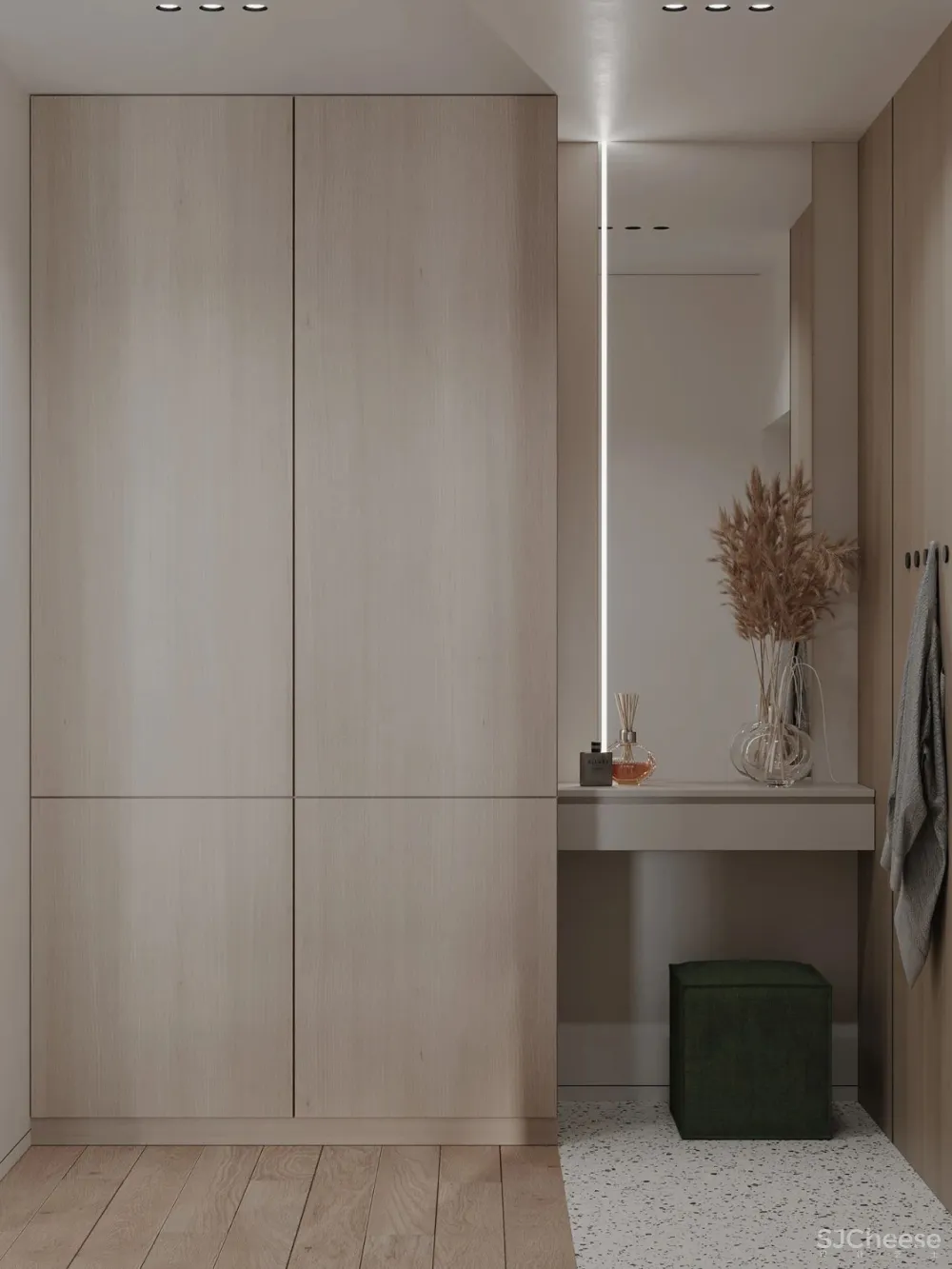 水磨石 橄榄绿,温润美宅!