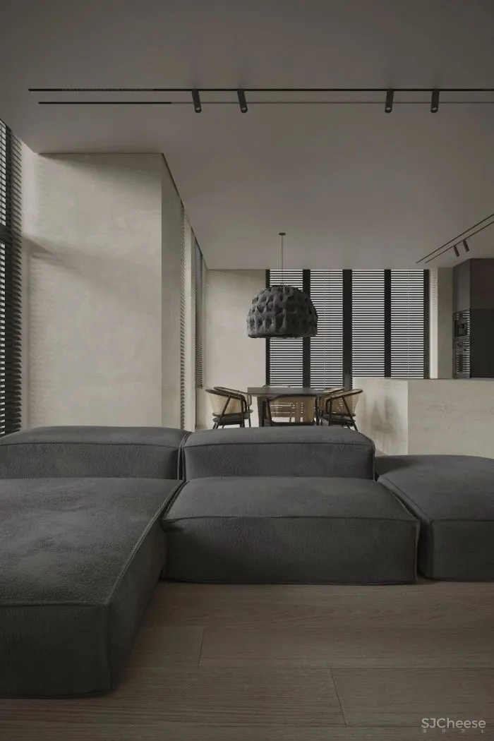 100㎡高级灰空间,极具设计感!