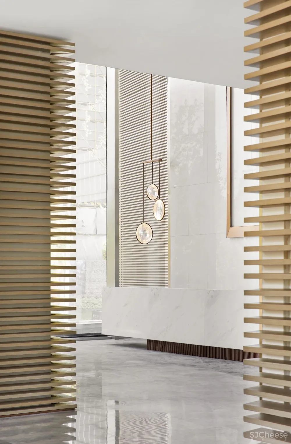 EH DESIGN 空间 金地·奥园格林云尚售楼处：自然的生长