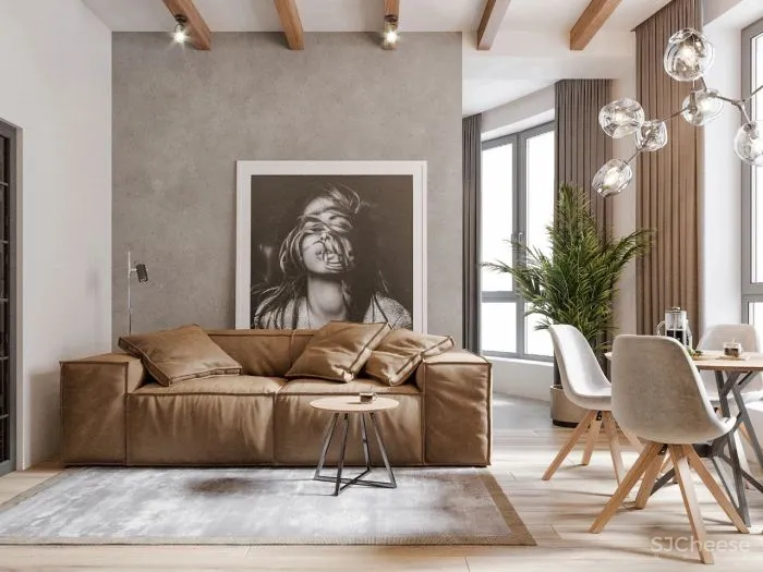 68㎡,极具魅力的设计!