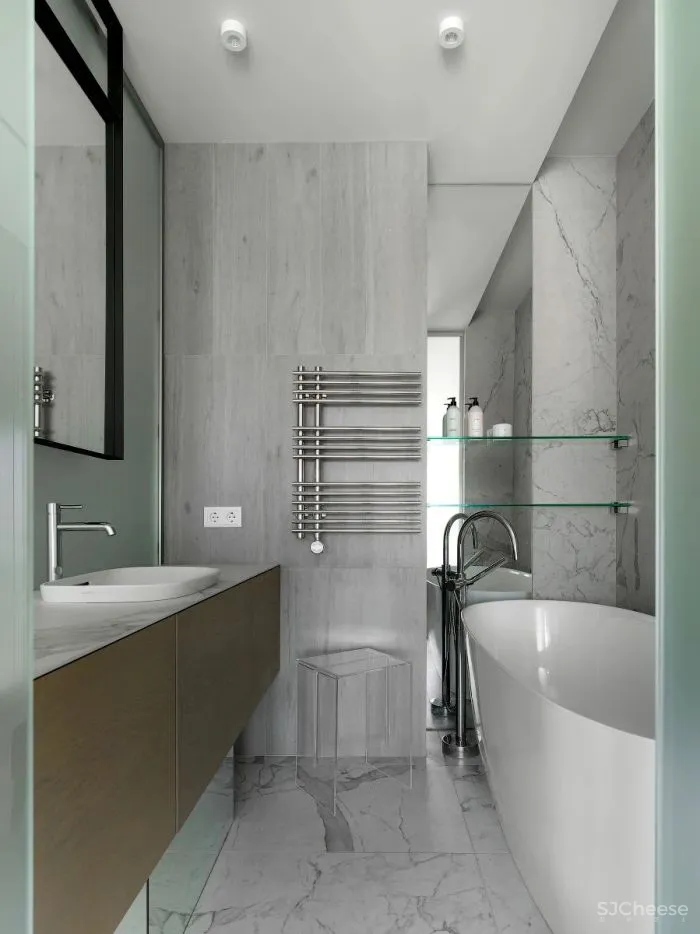 QUADRUM STUDIO │ 现代极简的功能住宅,NN_Flat