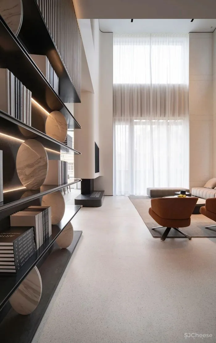 新作丨 孙建亚 896㎡ 极致私宅,一道和光,温润沁人