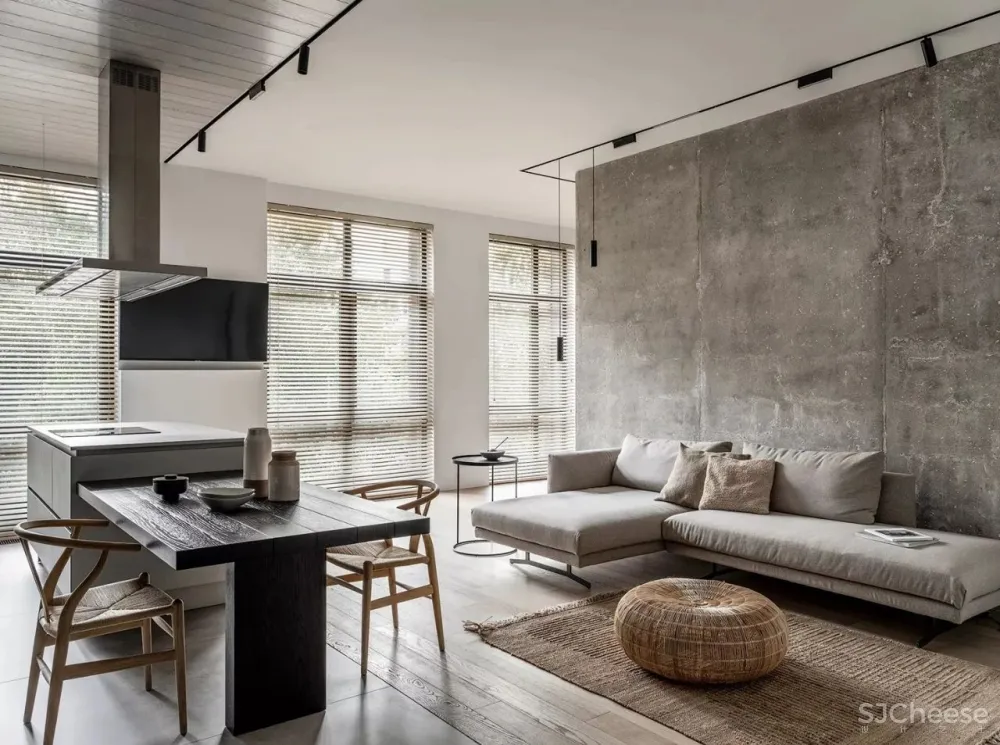 125㎡灰木空间,满满的高级感!