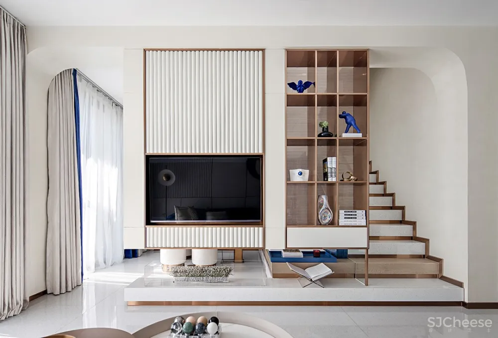 EHOO易虎设计 | 北海彰泰白鹭湾叠墅中叠样板间