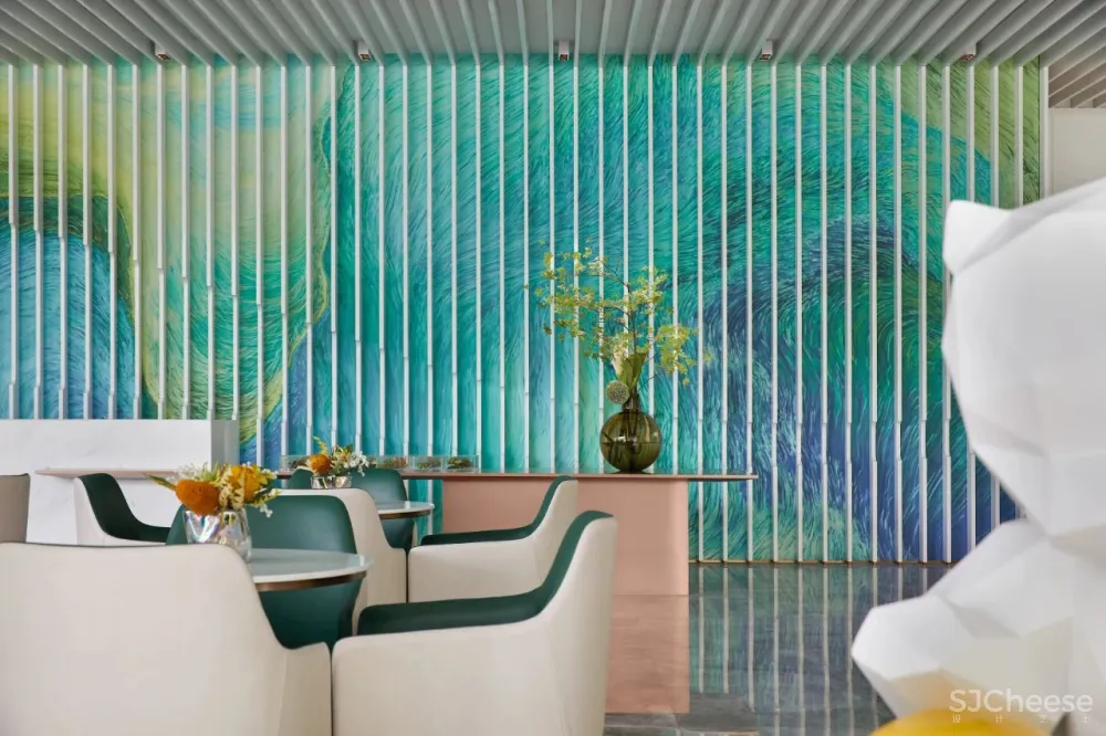 EH DESIGN 空间 金地·奥园格林云尚售楼处：自然的生长