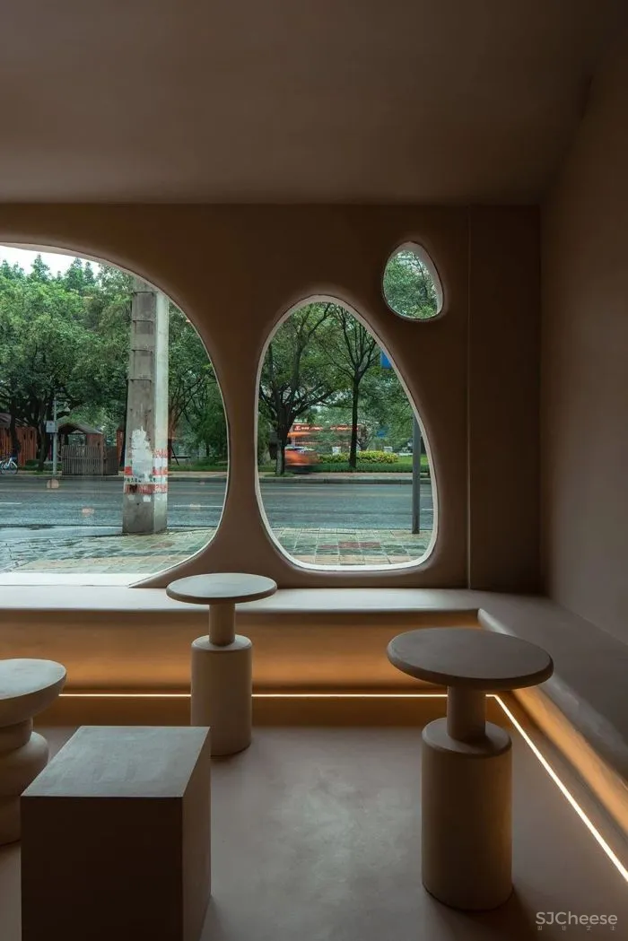 新作 白天温暖夜晚迷幻 Jú咖啡厅 壹阁设计