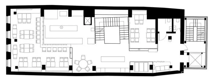 乌克兰历史中心的疯狂酒馆,六个楼层汇集了五家不同风格的酒吧及餐厅 YOD design Lab