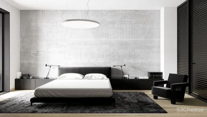 如何完善黑色，白色，木质-灰色调色板