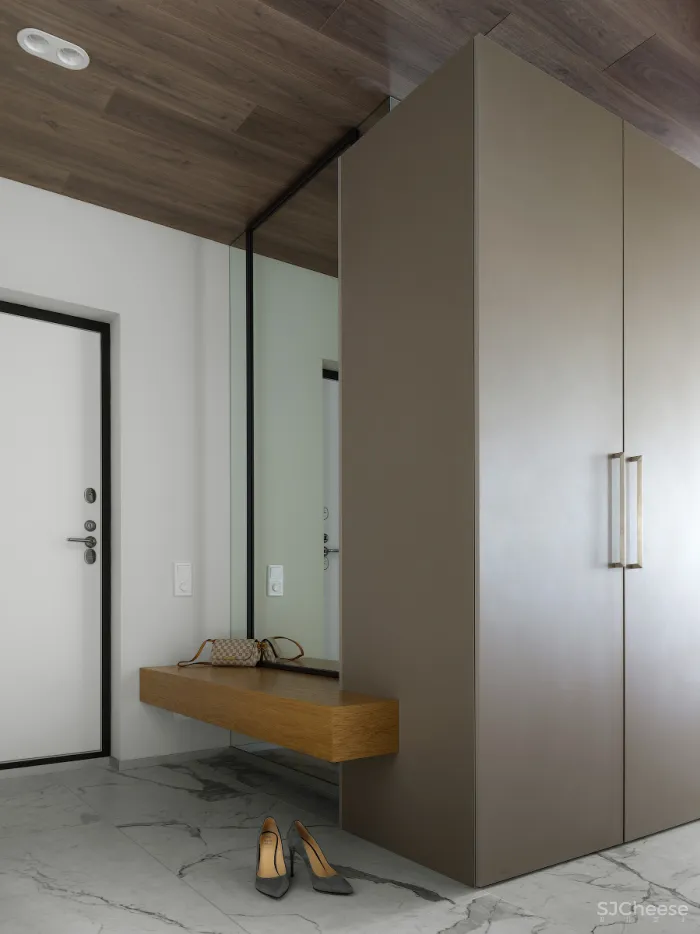 QUADRUM STUDIO │ 现代极简的功能住宅,NN_Flat