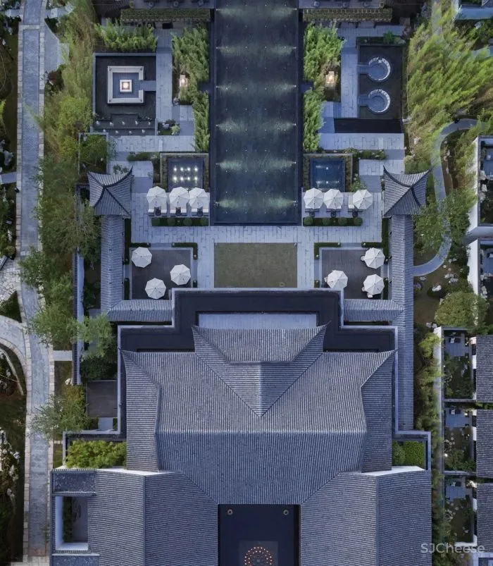 中式黑白灰,绝美。