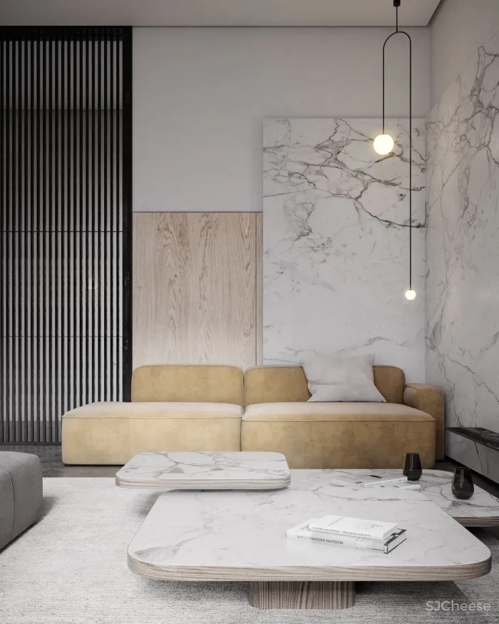 高质主义的双层公寓,兼具艺术与奢华!