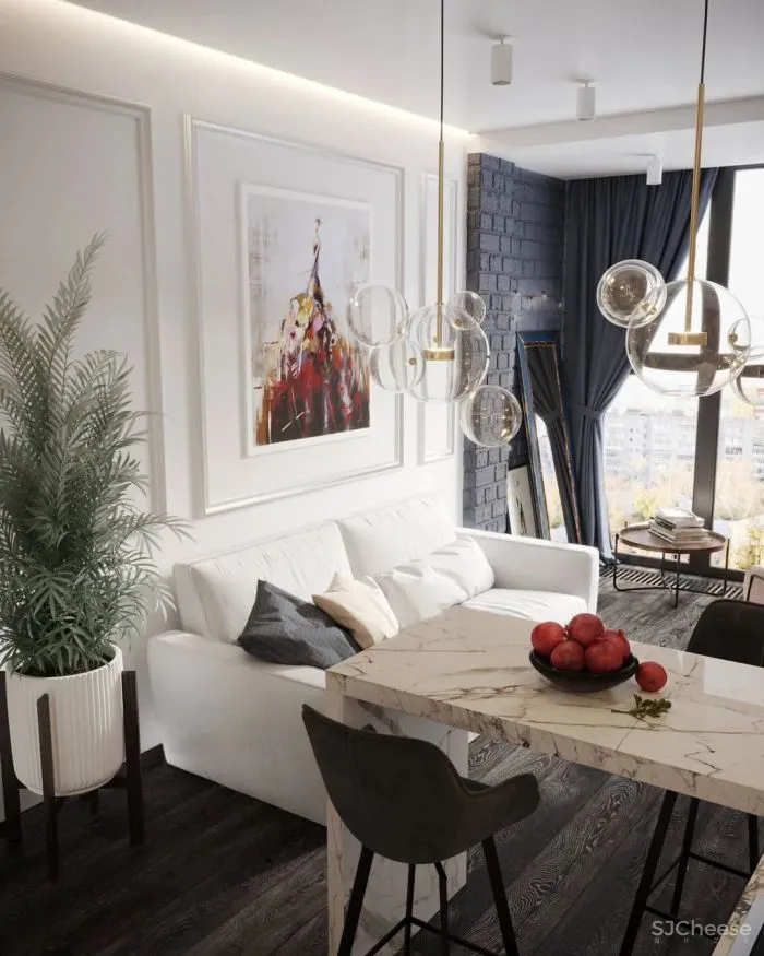 129㎡一居室,古典与现代的气氛,好迷人!