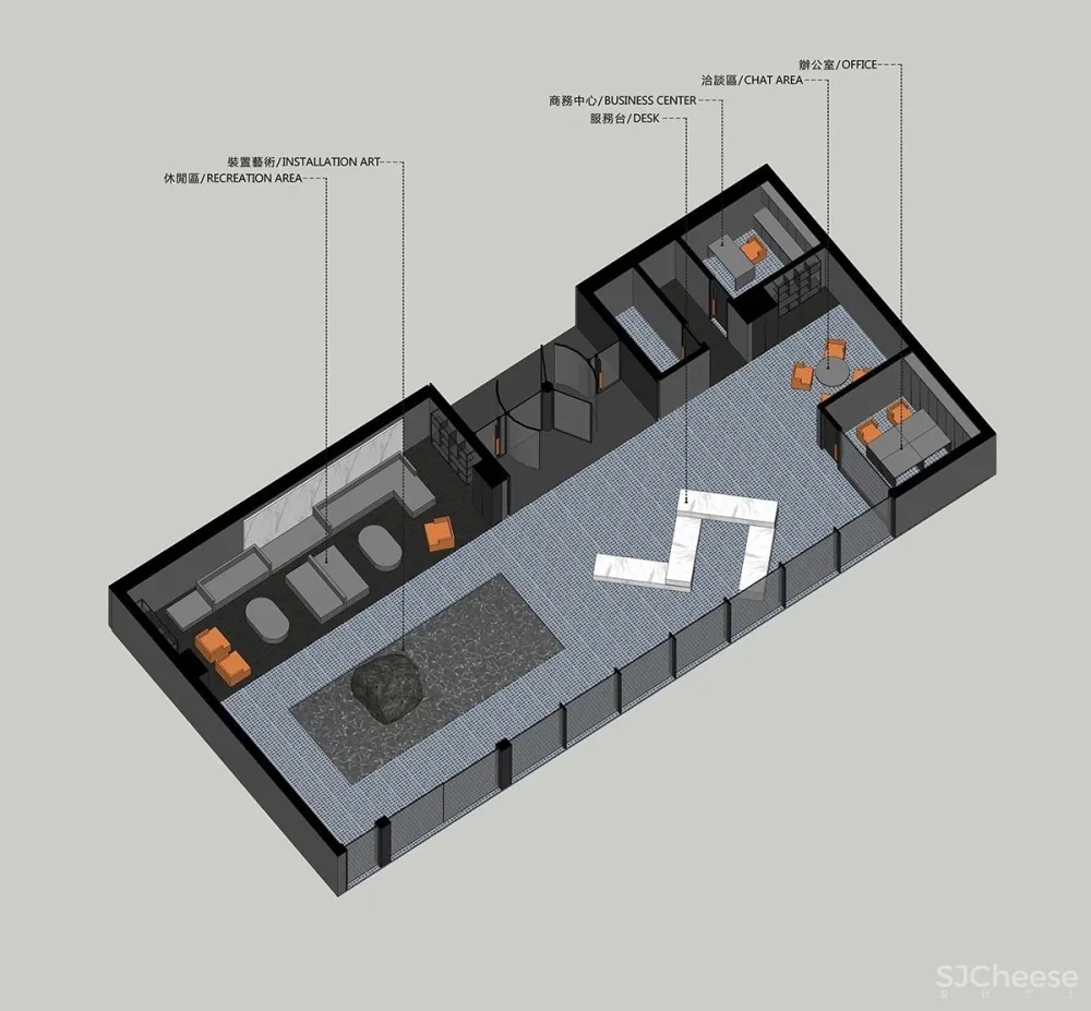 森境设计王俊宏丨广东江门.海悦尚珩华庭售楼处