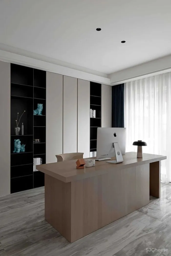 杭州尔间设计丨相半一个幸福的四口之家