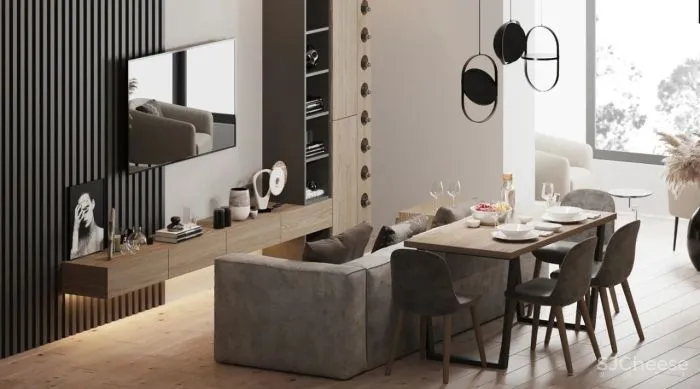 68㎡,极具魅力的设计!