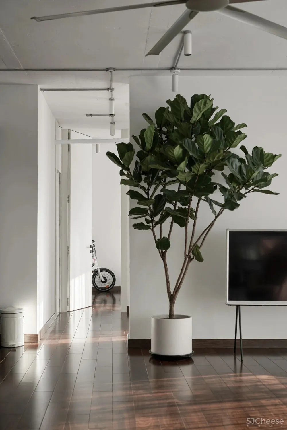 白色系简约时尚单身公寓