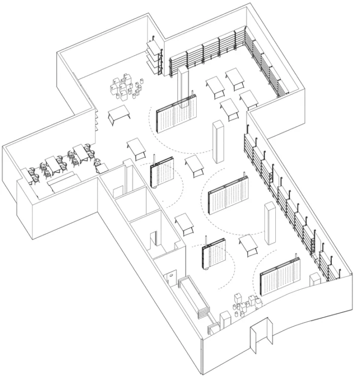 新作 嵌入旋转“结构” 无目的概念书店 罗宇杰工作室