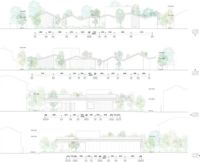 新作丨 树木穿透屋顶 林中诊所 Takashige Yamashita Office