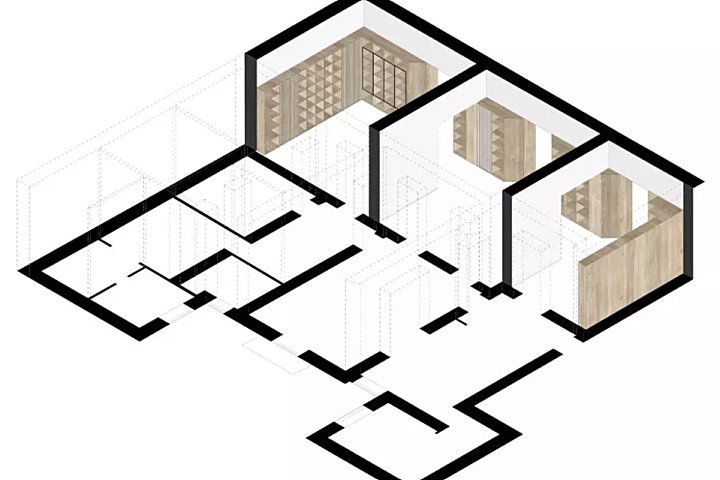 这座百年住宅不仅有精致的穹顶与复古的花砖，也拥有清爽利落的现代气息