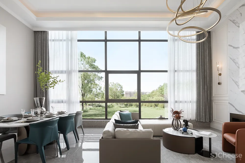 新作丨 王五平:330㎡简洁别墅,优雅白 · 沉静的空间艺术!