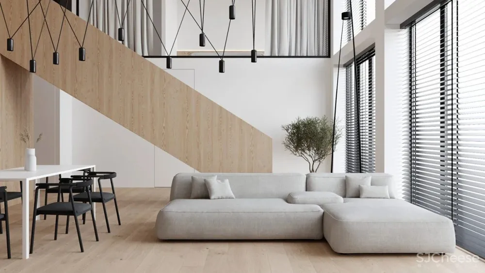 如何完善黑色，白色，木质-灰色调色板