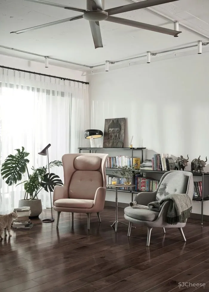 白色系简约时尚单身公寓