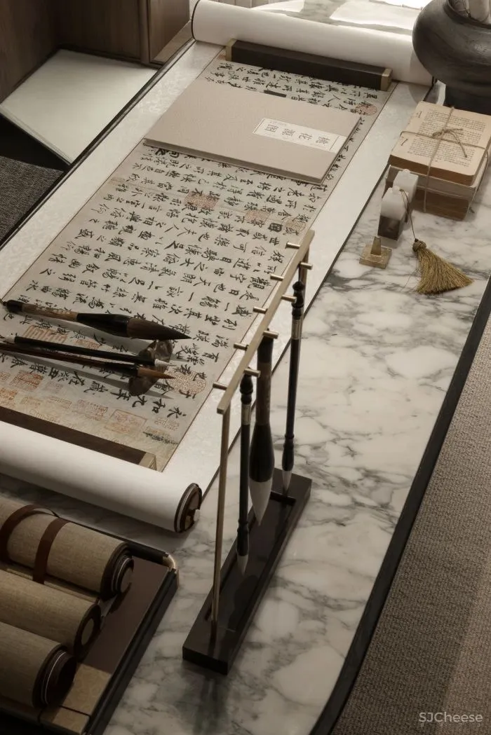 EH DESIGN 软装 安吉 · 慢谷合院225户型:一书一茶一人文