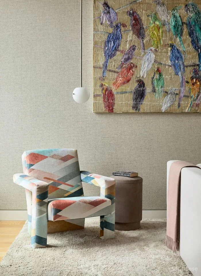 充满线条感的木饰面墙,耐看率 100%!