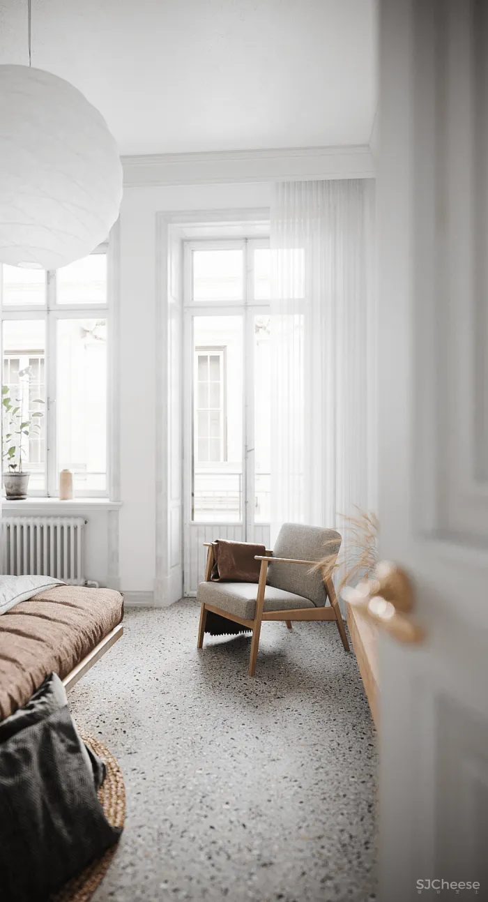 现代简约风公寓,满分的设计!