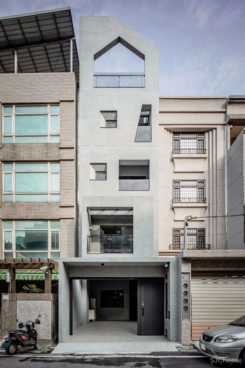 黄巢设计 充满生活感的几何H宅