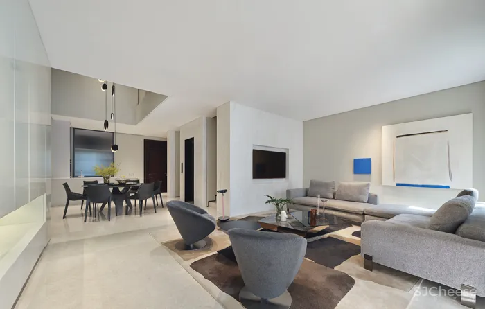 873㎡简约私宅 · 家是一个容器,盛放真实的自我!