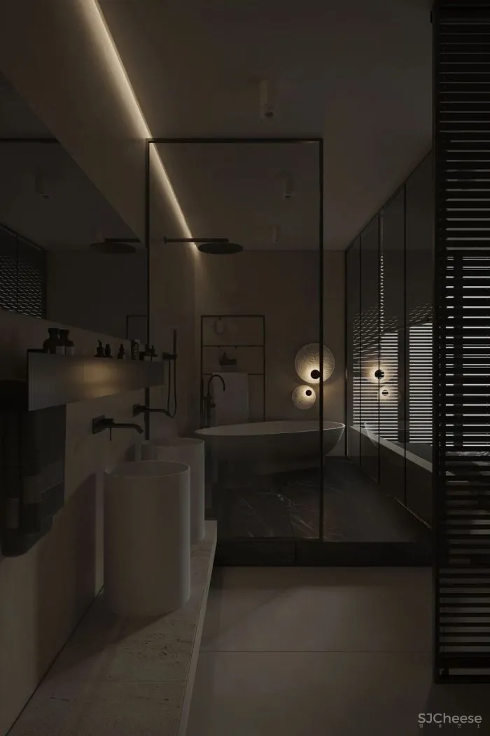 100㎡高级灰空间,极具设计感!