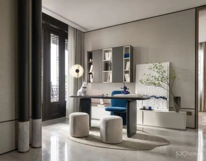 EH DESIGN 软装 安吉 · 慢谷合院225户型:一书一茶一人文