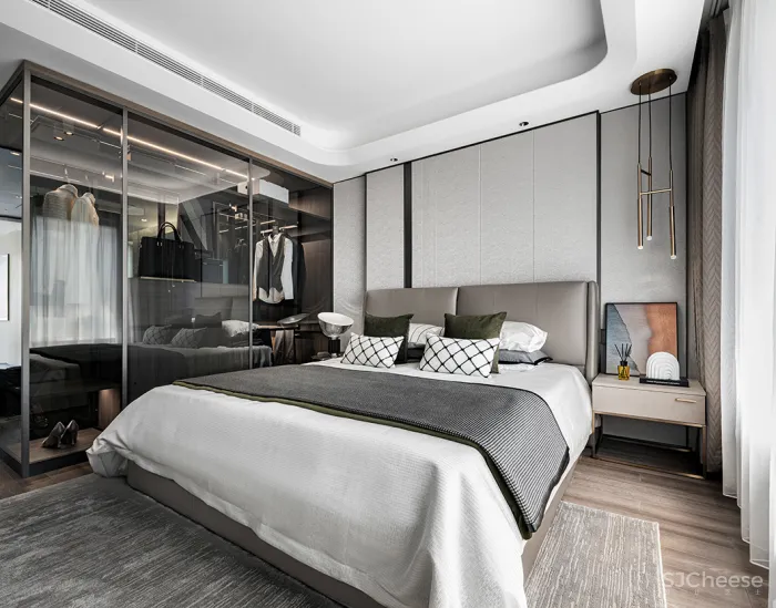 新作丨 SHD山禾设计:180㎡简约大平层,风雅气度,豪宅生活!