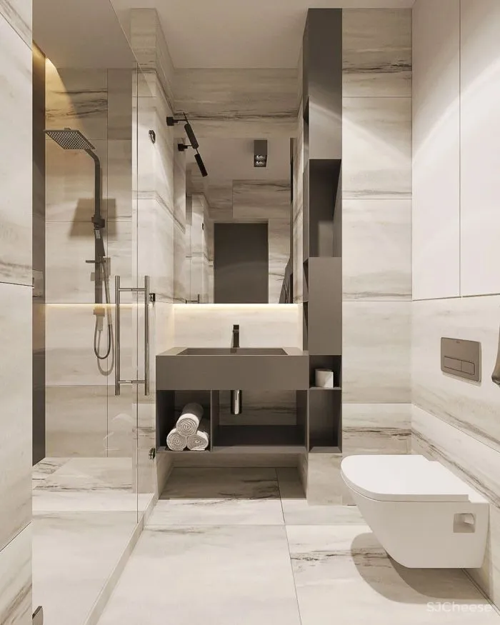 55㎡二居室,男性的雅致空间!