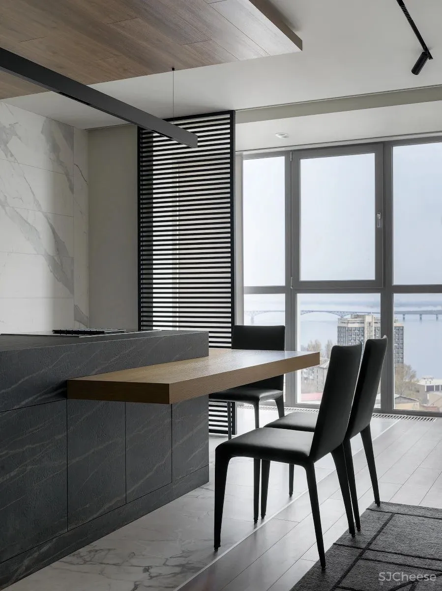 QUADRUM STUDIO │ 现代极简的功能住宅,NN_Flat