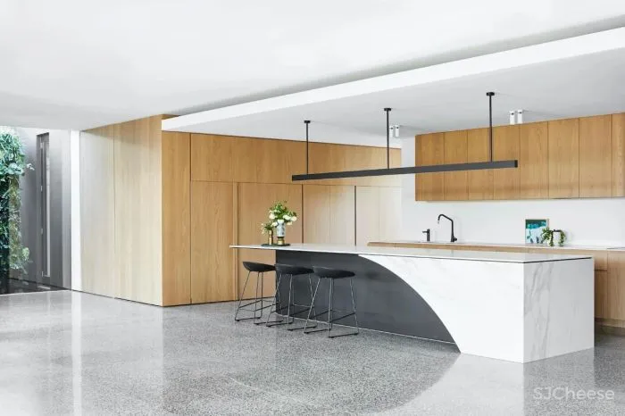 因为有了它,2000多平黑白灰的极简大宅,竟然没那么高冷了!