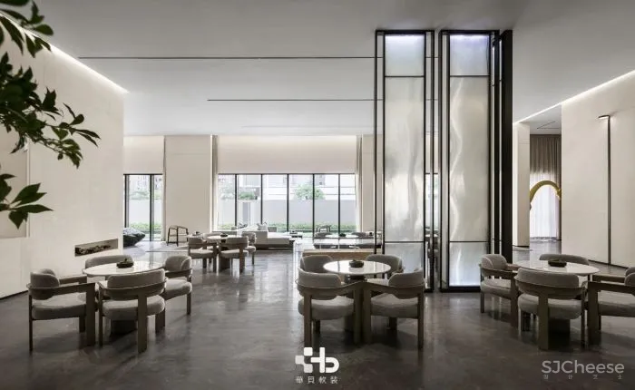 售楼处软装：文化栖息，江畔盛景 华贝软装「星作」