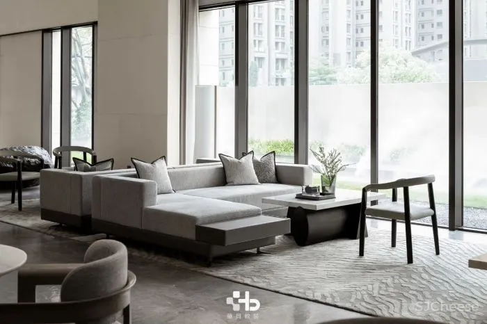 售楼处软装：文化栖息，江畔盛景 华贝软装「星作」