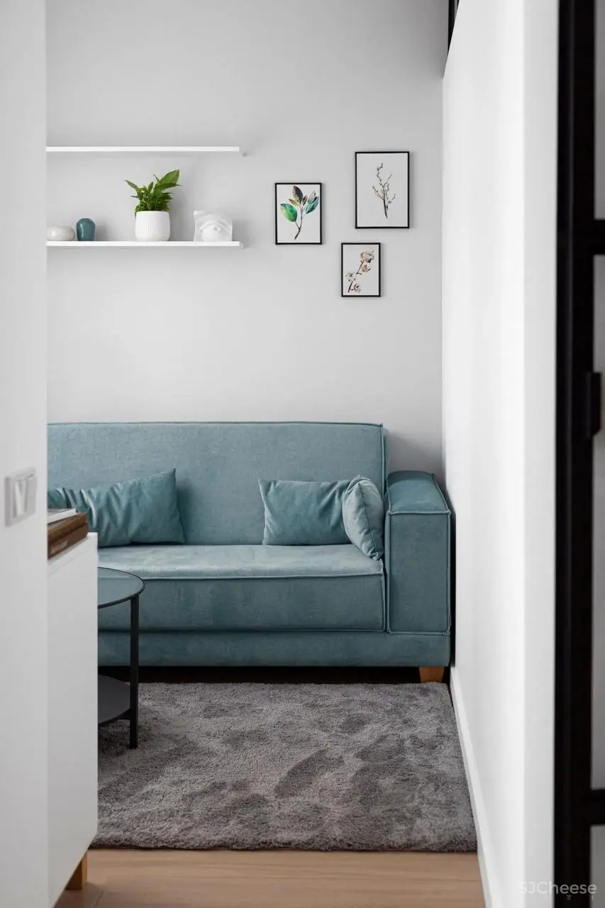 40㎡斯堪的纳维亚风精致小公寓，清爽显大超一倍！