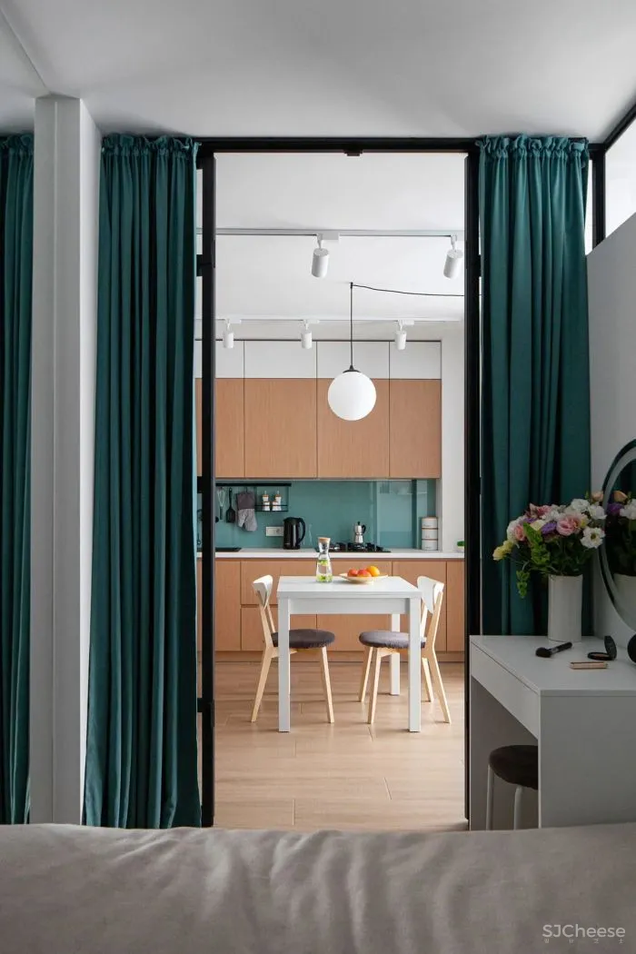 40㎡斯堪的纳维亚风精致小公寓，清爽显大超一倍！