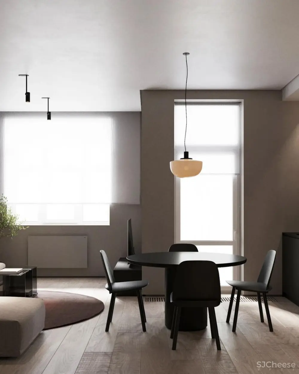 浅灰 原木,气质范!