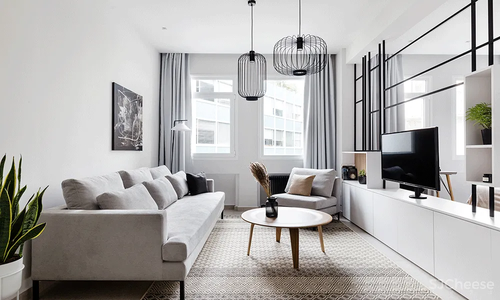 拒绝循规蹈矩,这个现代风公寓被“造”的十分有趣!