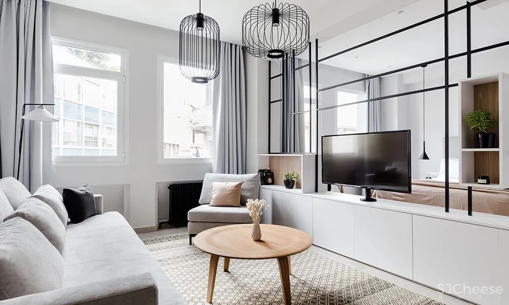 拒绝循规蹈矩,这个现代风公寓被“造”的十分有趣!