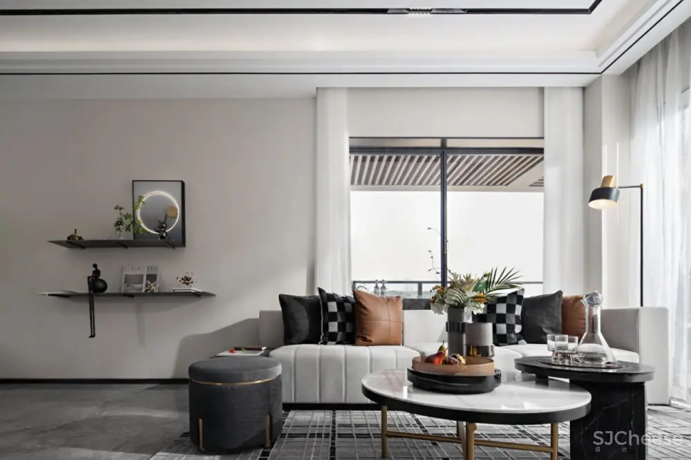 新作丨派尚设计:125㎡现代美宅,日光至上 唯优雅永恒!