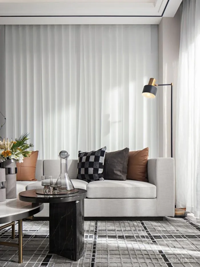 新作丨派尚设计:125㎡现代美宅,日光至上 唯优雅永恒!